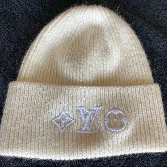 Louis Vuitton | Accessories | Louis Vuitton Cream Beanie  display picture 1